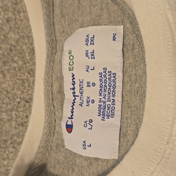 Champion Womens White Sweater Size Large - Picture 3 of 4
